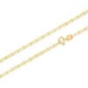 Corrente Ouro 18k 750 Feminina Piastrine 45cm Colar Amarelo