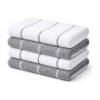 Pano Microfibra Celeste Mega Panão 80x50 cm 2 Unidades Branco/Cinza